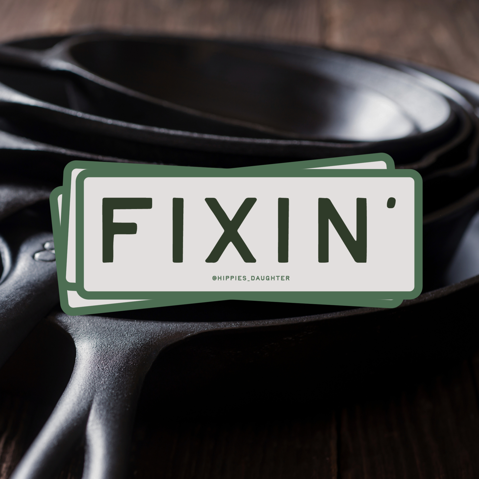 Fixin’ // sticker