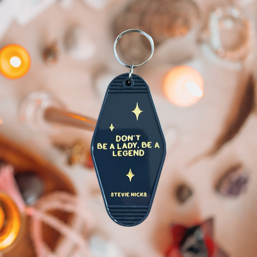 Legend Stevie // motel keychain