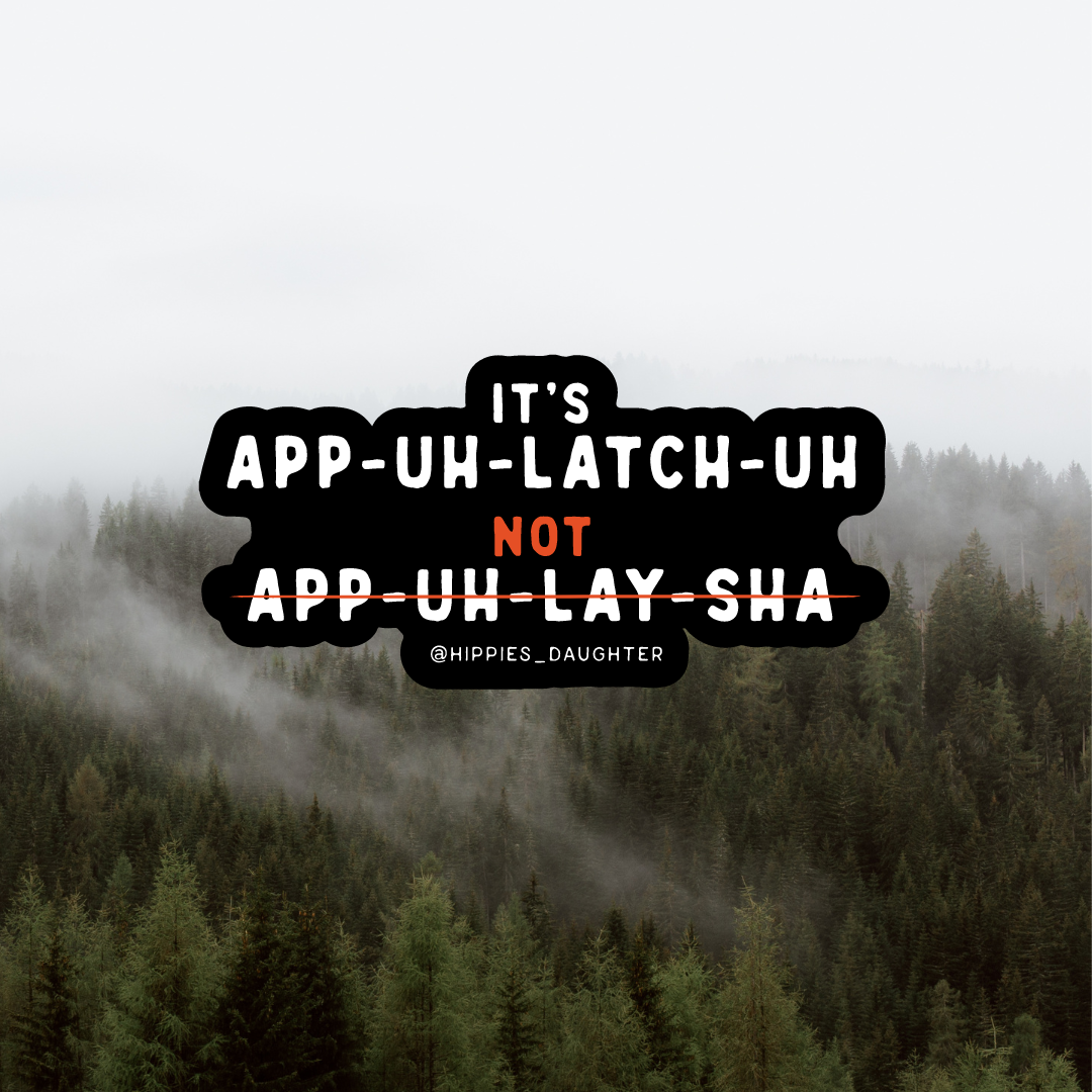 Appalachia Pronunciation // sticker