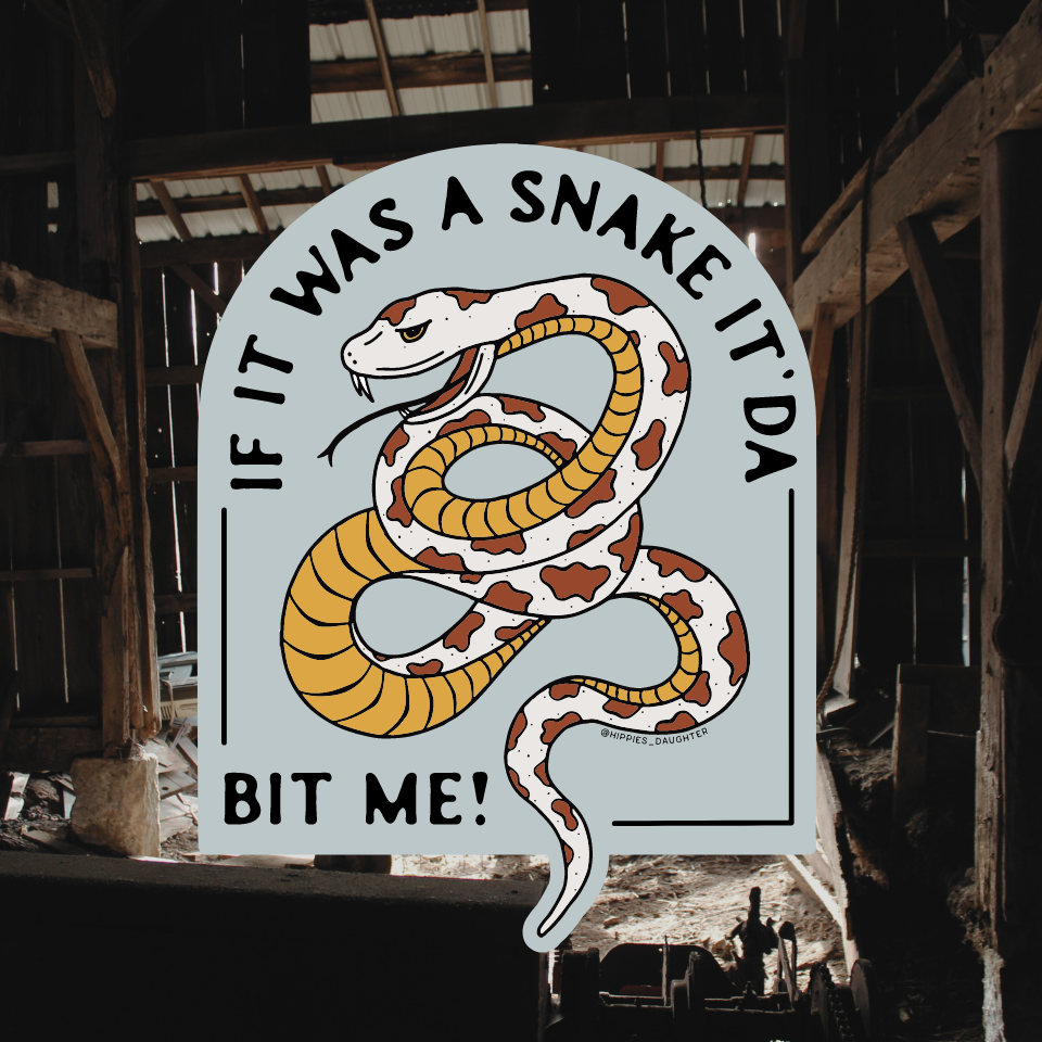 Snake bite // sticker – Hippie's Daughter