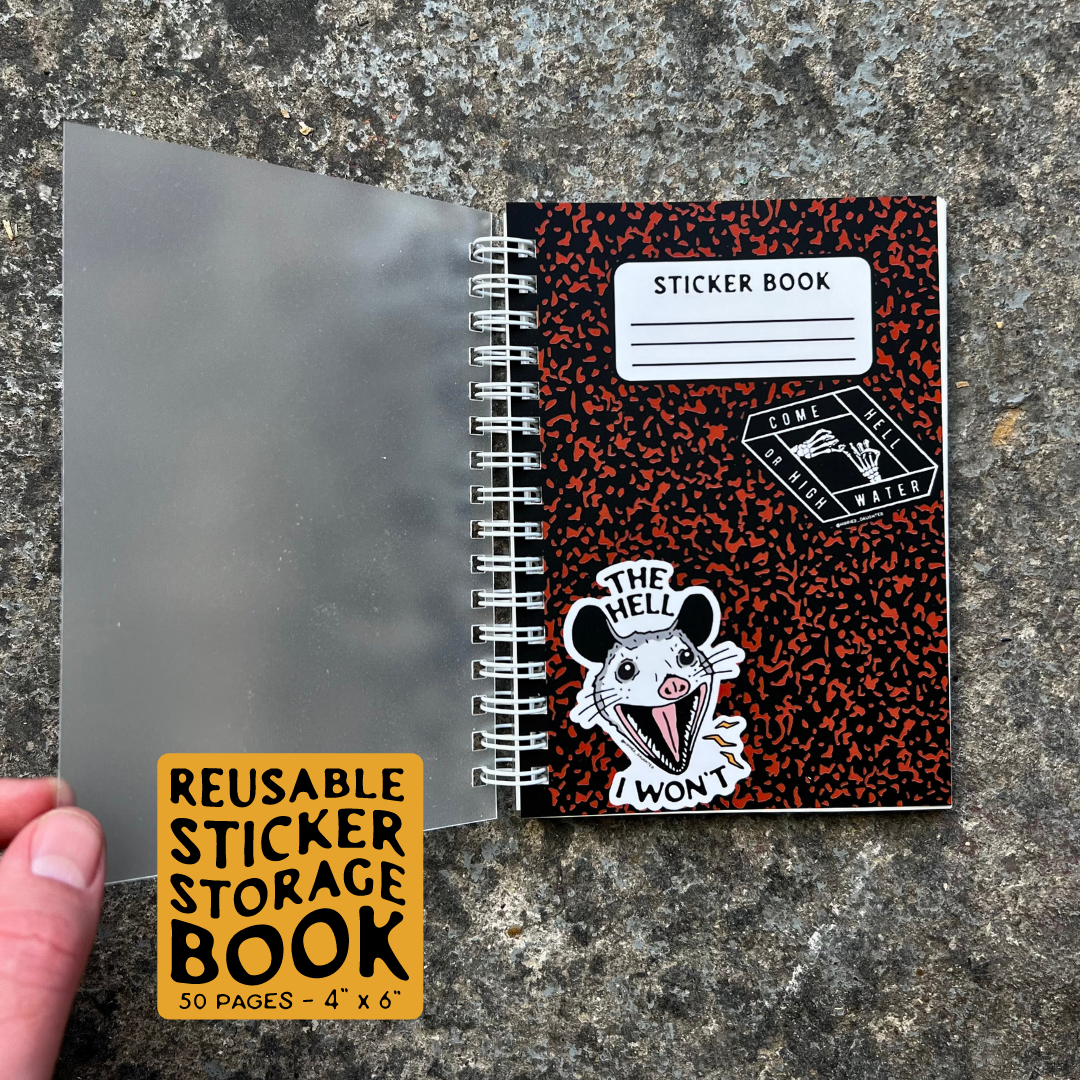 Sticker storage book