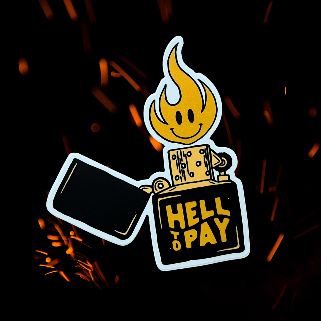 Hell to pay // sticker