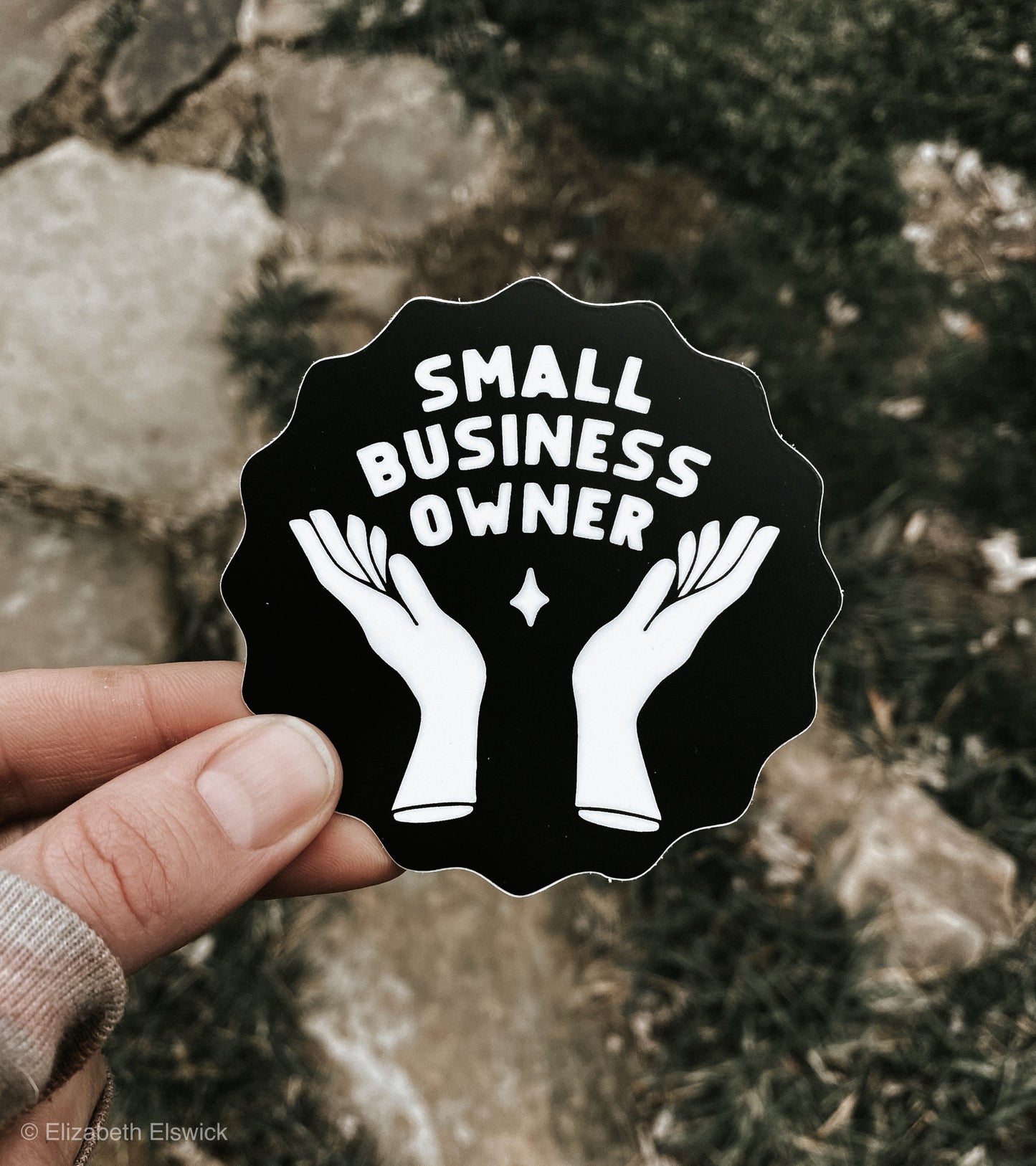 small business badge // sticker