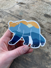 mountain bear // sticker