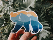 mountain bear // sticker