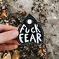 fuck fear // sticker