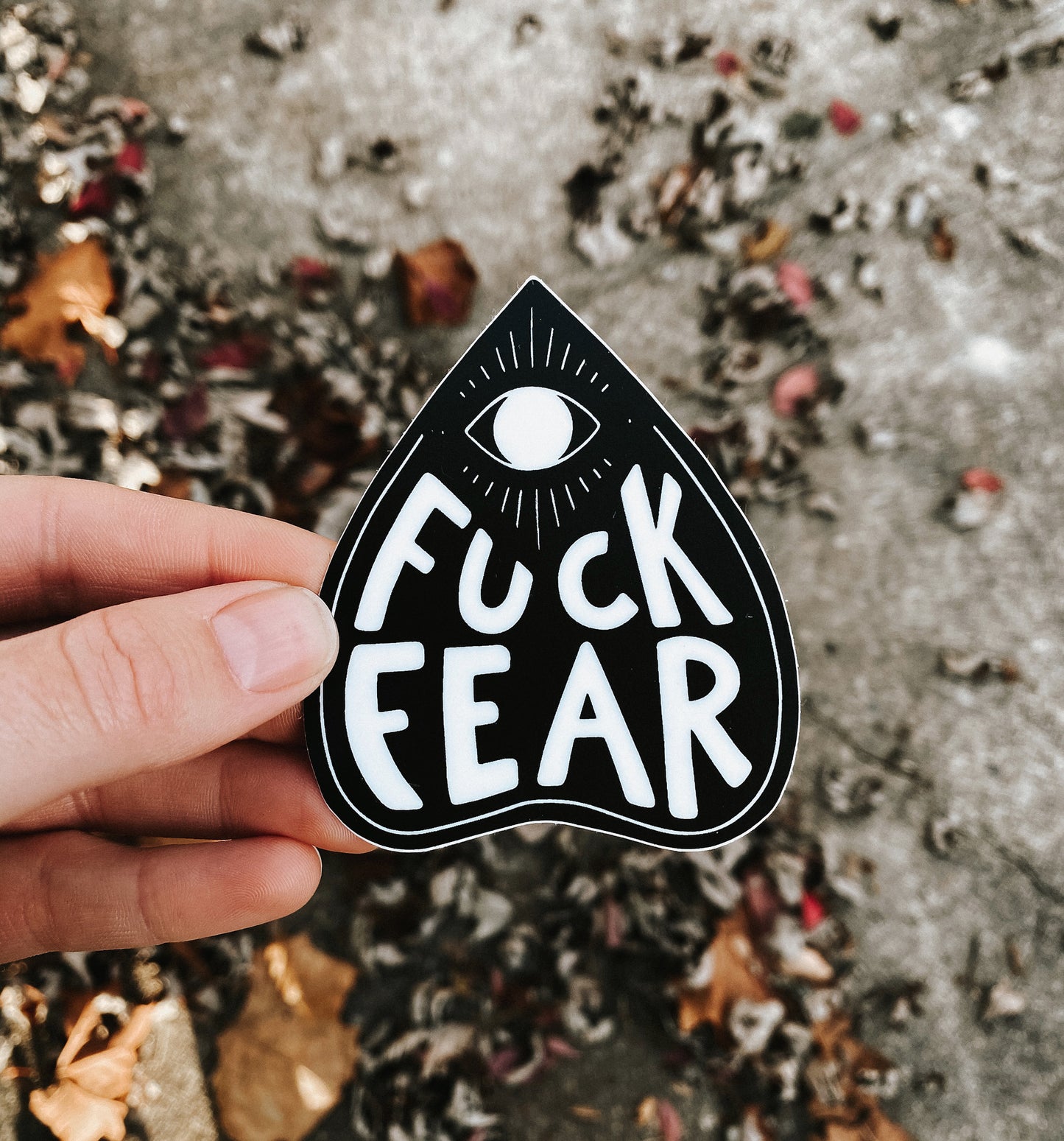 fuck fear // sticker