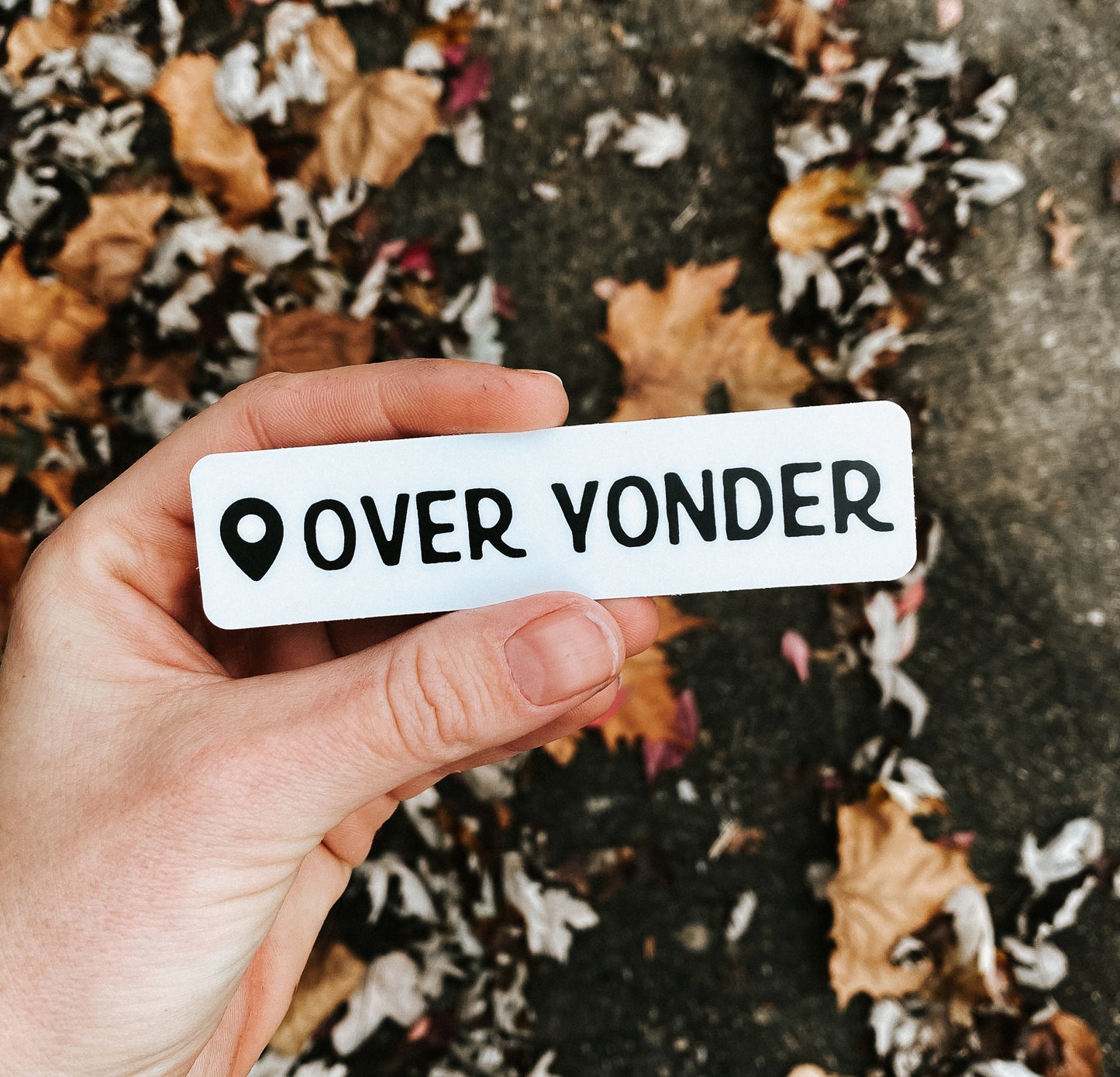 Over yonder (holographic) // sticker