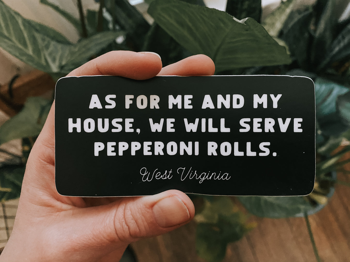 serve pepperoni rolls // sticker