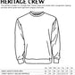 Hell or high water // Heritage crew neck sweatshirt