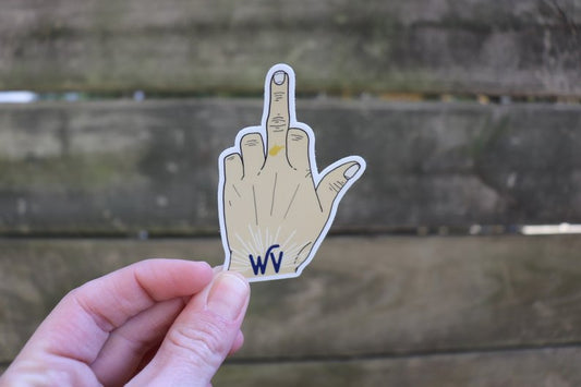 WV middle finger - First edition // sticker
