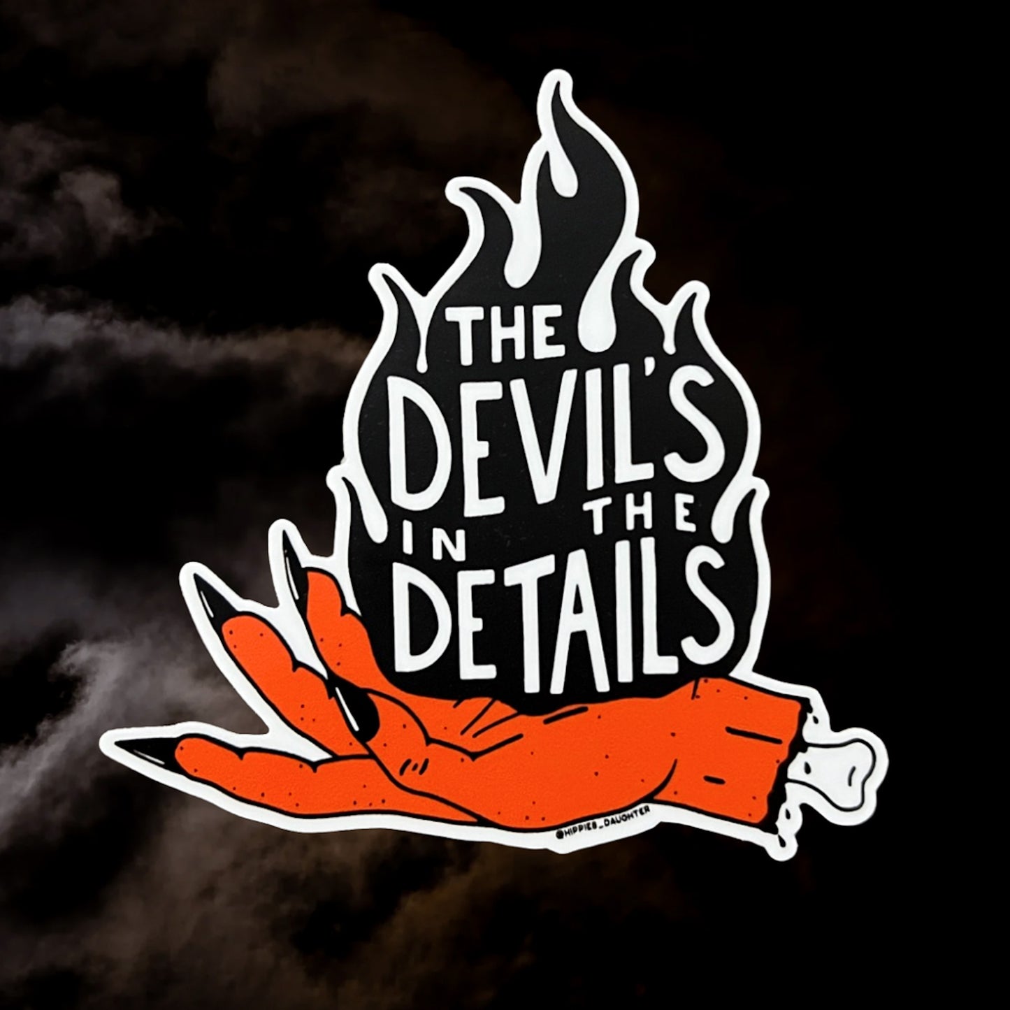 Devil’s in the details // sticker