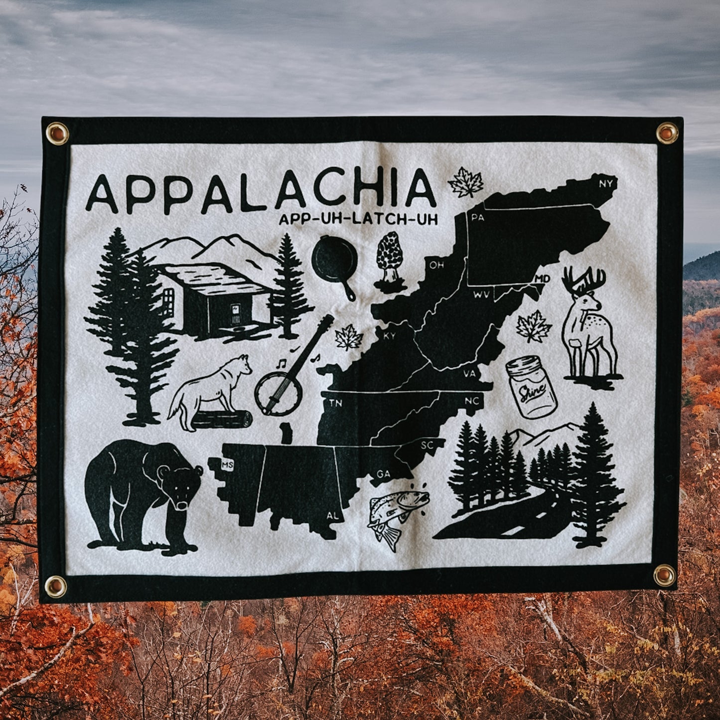 Appalachia // Camp flag