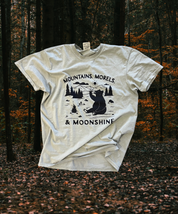 Mountains, morels, & moonshine // t-shirt