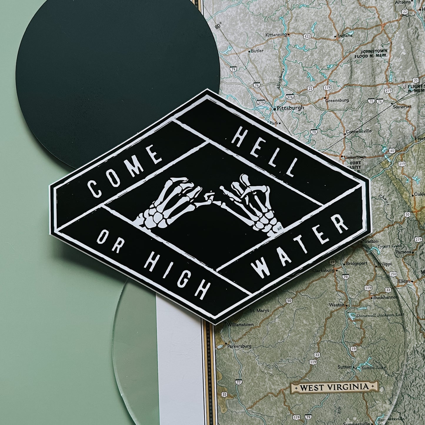 JUMBO come hell or high water // sticker
