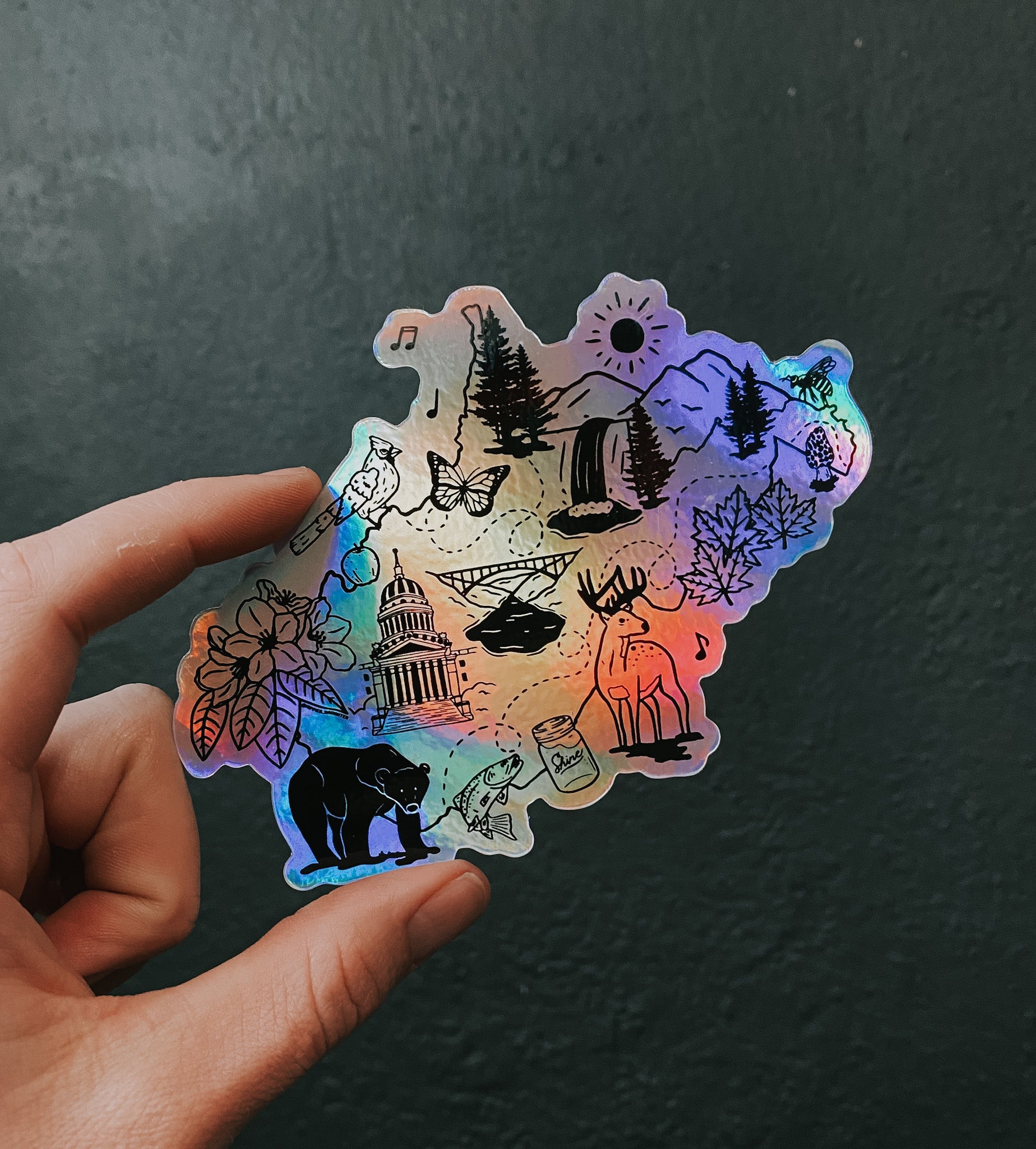 WV // sticker