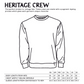 Country Roads // Heritage crew neck sweatshirt