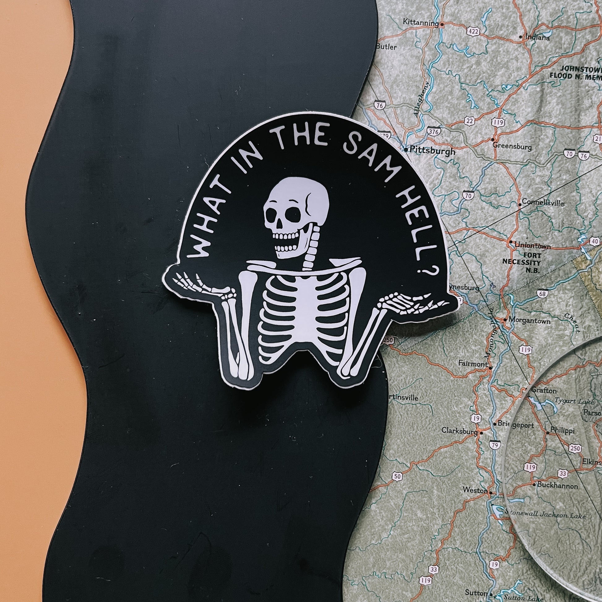 Morgantown Skeleton Flag