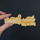 country roads // sticker