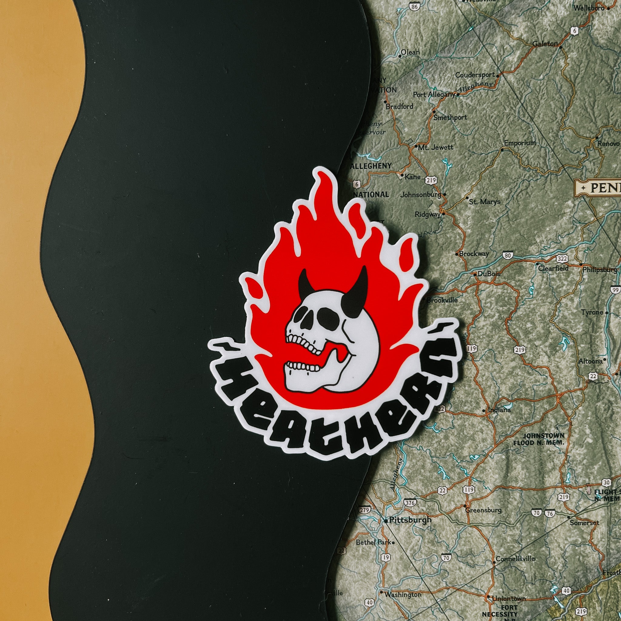 Heathern // sticker