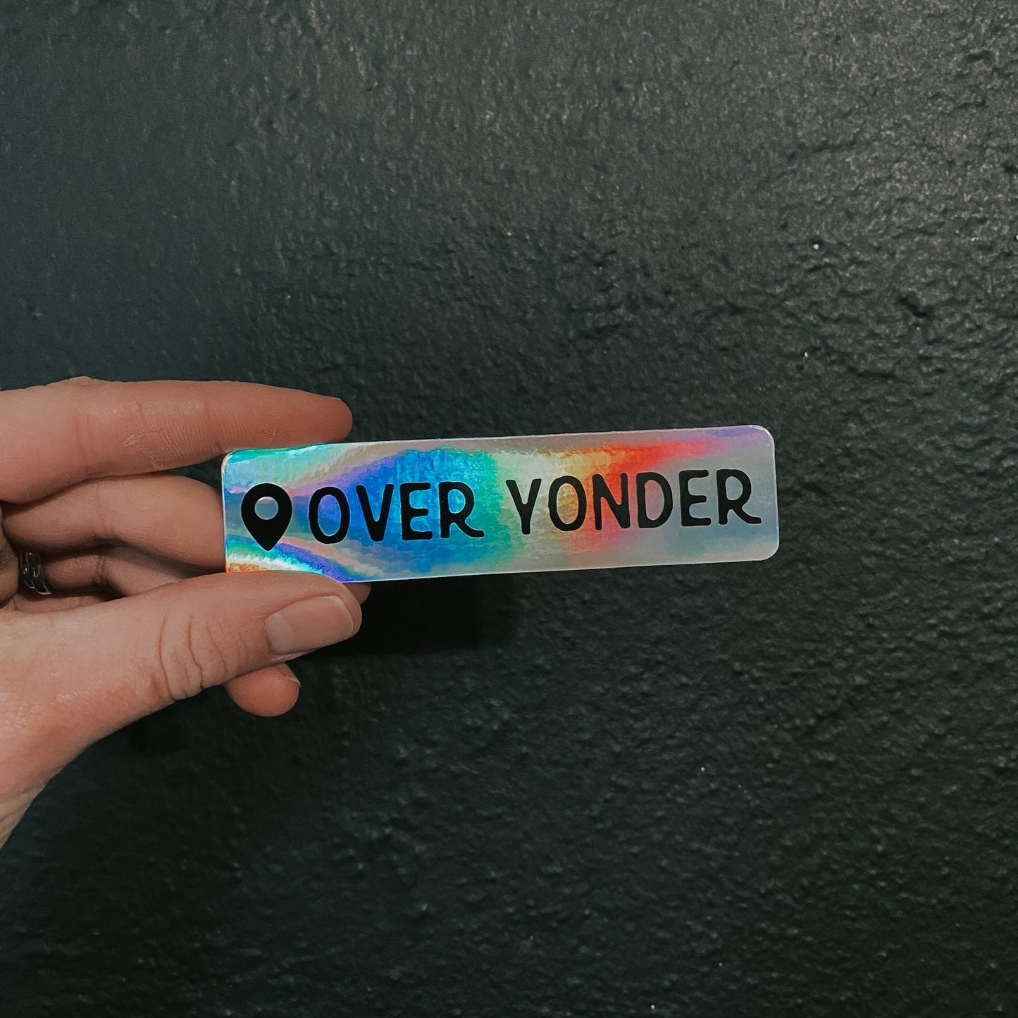 Over yonder (holographic) // sticker