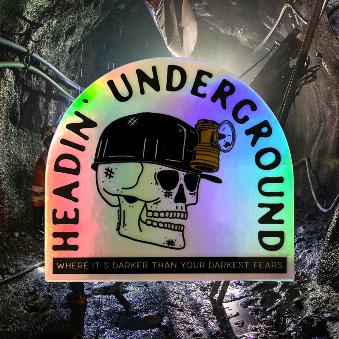 Headin’ Underground // sticker